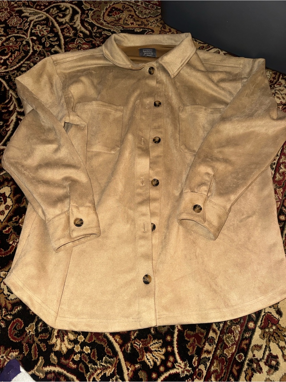 Tan Button-Up Shacket - Picture 2 of 5